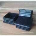 Plastic Square Black End Cap Tubing Tube Insert